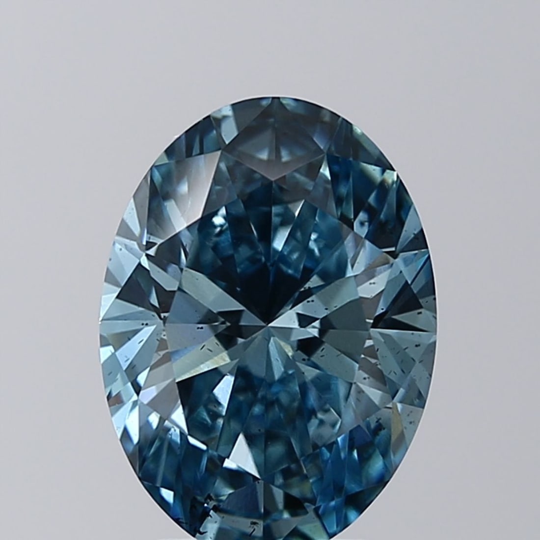 Loose Diamond - OVAL 1.4ct Fancy Vivid Blue SI1: Loose Diamond - OVAL 1.4ct Fancy Vivid Blue SI1 Source: This is a real non-mined Diamond that has been grown in a lab Shape: OVAL Carats: 1.4 Color: Fancy Vivid Blue Certification: IGI Video: