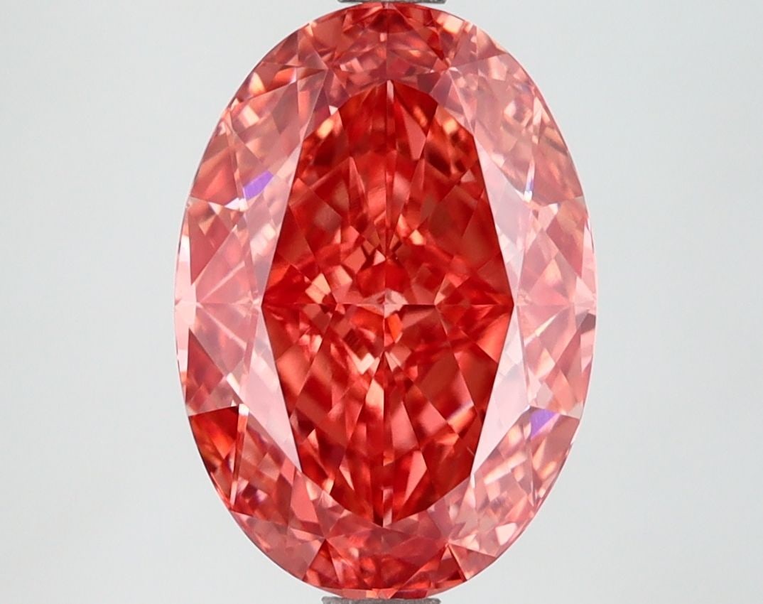 Loose Diamond - OVAL 3.56ct Fancy Vivid Pink VVS2: Loose Diamond - OVAL 3.56ct Fancy Vivid Pink VVS2 Source: This is a real non-mined Diamond that has been grown in a lab Shape: OVAL Carats: 3.56 Color: Fancy Vivid Pink Certification: IGI Video: