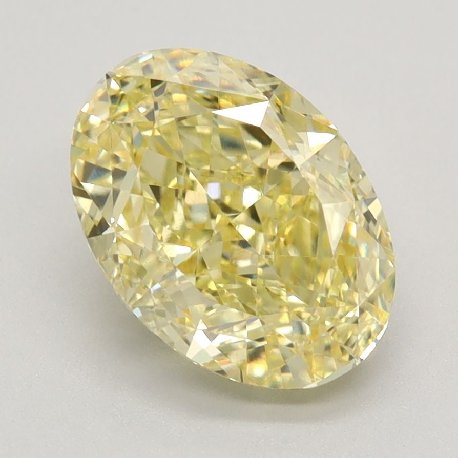 Loose Diamond - OVAL 2.34ct Fancy Intense Yellow VS1: Loose Diamond - OVAL 2.34ct Fancy Intense Yellow VS1 Source: This is a real non-mined Diamond that has been grown in a lab Shape: OVAL Carats: 2.34 Color: Fancy Intense Yellow Certification: IGI Video