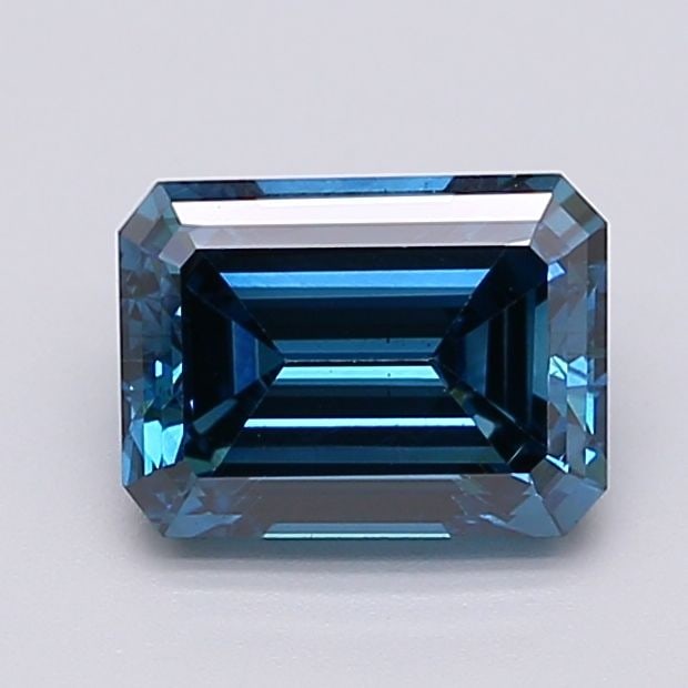 Loose Diamond - EMERALD 2.08ct Fancy Vivid Blue VS2: Loose Diamond - EMERALD 2.08ct Fancy Vivid Blue VS2 Source: This is a real non-mined Diamond that has been grown in a lab Shape: EMERALD Carats: 2.08 Color: Fancy Vivid Blue Certification: IGI Video: