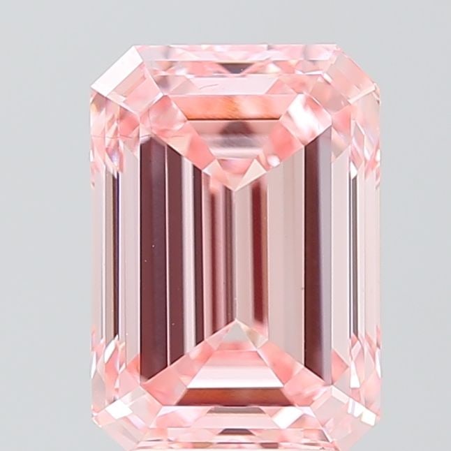 Loose Diamond - EMERALD 4.01ct Fancy Intense Pink VS2: Loose Diamond - EMERALD 4.01ct Fancy Intense Pink VS2 Source: This is a real non-mined Diamond that has been grown in a lab Shape: EMERALD Carats: 4.01 Color: Fancy Intense Pink Certification: IGI Vid