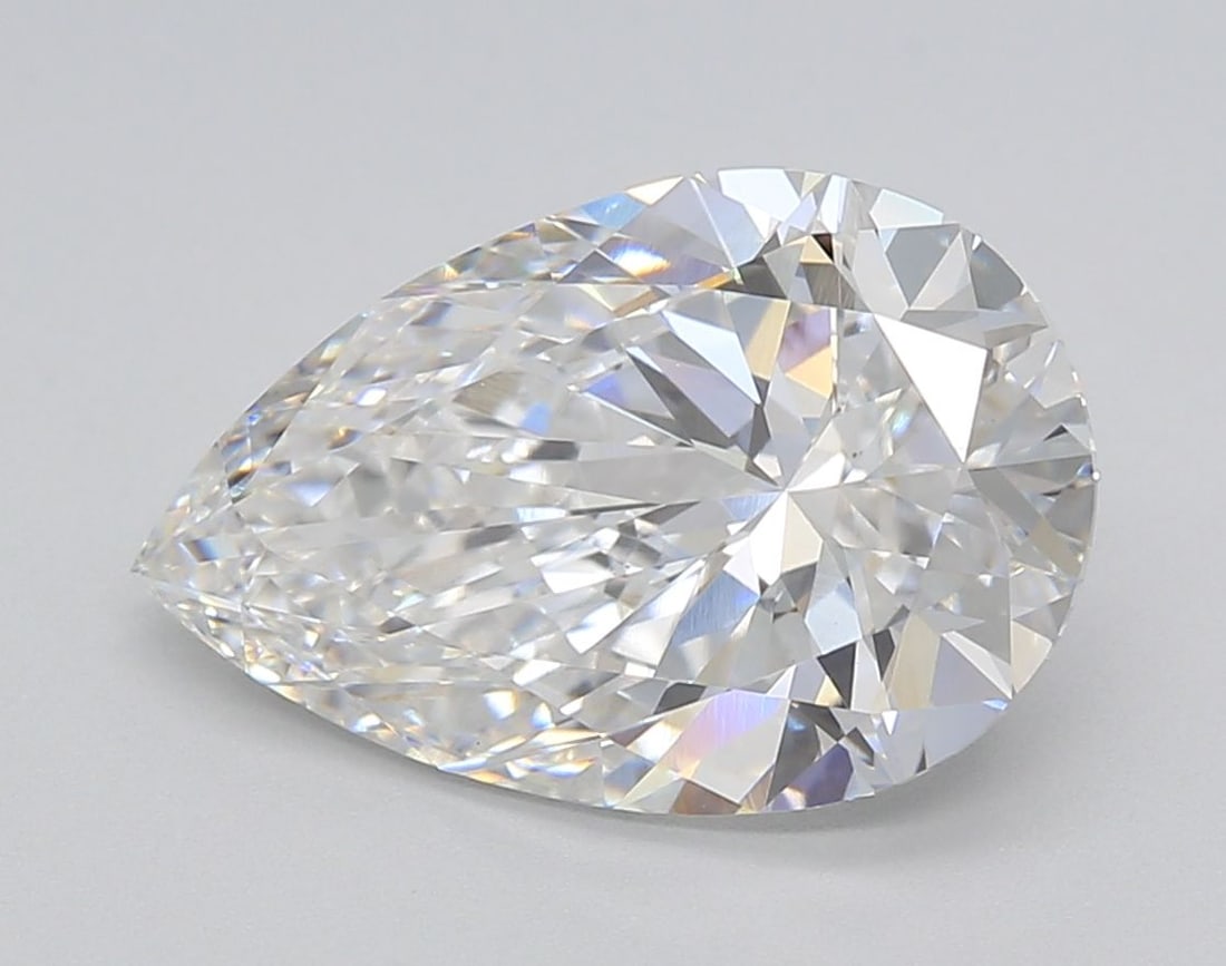 Loose Diamond - PEAR 4.02ct E VS2: Loose Diamond - PEAR 4.02ct E VS2 Source: This is a real non-mined Diamond that has been grown in a lab Shape: PEAR Carats: 4.02 Color: E Clarity: VS2 Certification: GIA Video: