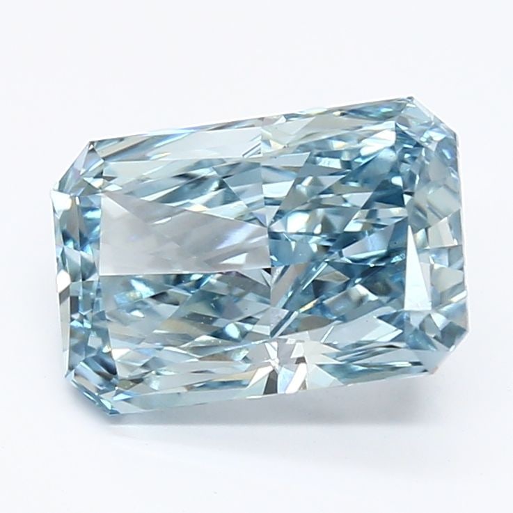 Loose Diamond - RADIANT 2.27ct Fancy Vivid Blue VS1: Loose Diamond - RADIANT 2.27ct Fancy Vivid Blue VS1 Source: This is a real non-mined Diamond that has been grown in a lab Shape: RADIANT Carats: 2.27 Color: Fancy Vivid Blue Certification: IGI Video: