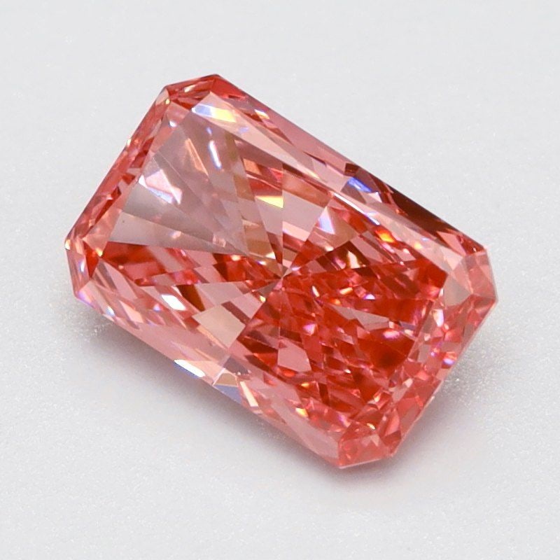 Loose Diamond - RADIANT 0.56ct Fancy Vivid Pink VS1: Loose Diamond - RADIANT 0.56ct Fancy Vivid Pink VS1 Source: This is a real non-mined Diamond that has been grown in a lab Shape: RADIANT Carats: 0.56 Color: Fancy Vivid Pink Certification: NONE Video: