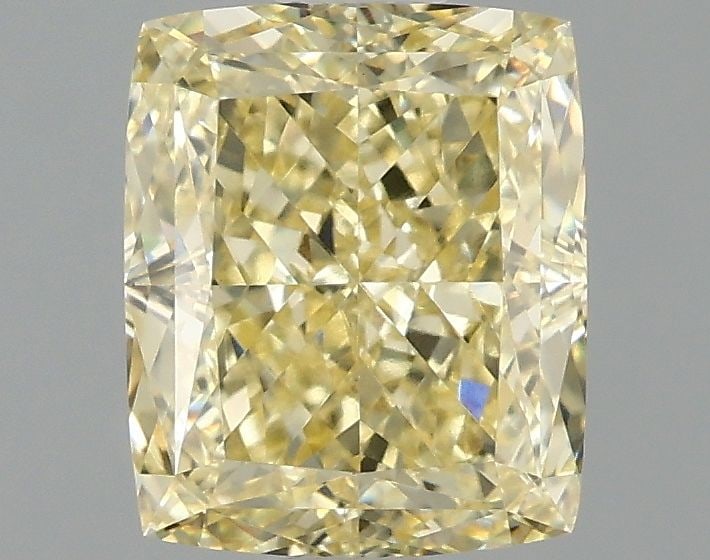 Loose Diamond - CUSHION MODIFIED 1.46ct Fancy Intense Yellow VS1: Loose Diamond - CUSHION MODIFIED 1.46ct Fancy Intense Yellow VS1 Source: This is a real non-mined Diamond that has been grown in a lab Shape: CUSHION MODIFIED Carats: 1.46 Color: Fancy Intense