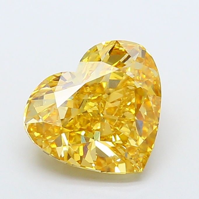Loose Diamond - HEART 5.09ct Fancy Intense Brownish Yellow VS1 (1 of 1)