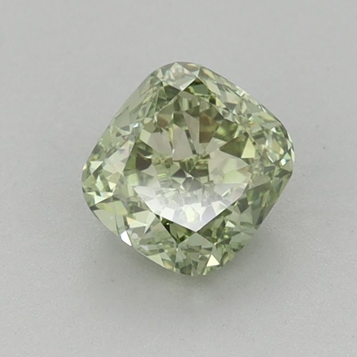 Loose Diamond - CUSHION MODIFIED 0.8ct Fancy Vivid Green VS1: Loose Diamond - CUSHION MODIFIED 0.8ct Fancy Vivid Green VS1 Source: This is a real non-mined Diamond that has been grown in a lab Shape: CUSHION MODIFIED Carats: 0.8 Color: Fancy Vivid Green Certific