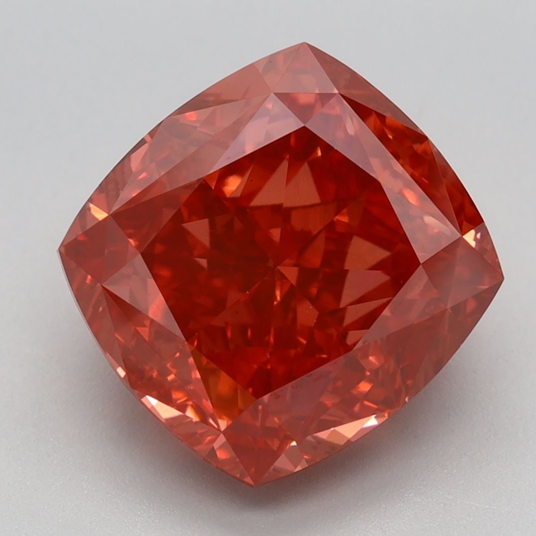 Loose Diamond - CUSHION MODIFIED 5.45ct Fancy Vivid Pink VS1: Loose Diamond - CUSHION MODIFIED 5.45ct Fancy Vivid Pink VS1 Source: This is a real non-mined Diamond that has been grown in a lab Shape: CUSHION MODIFIED Carats: 5.45 Color: Fancy Vivid Pink Certific