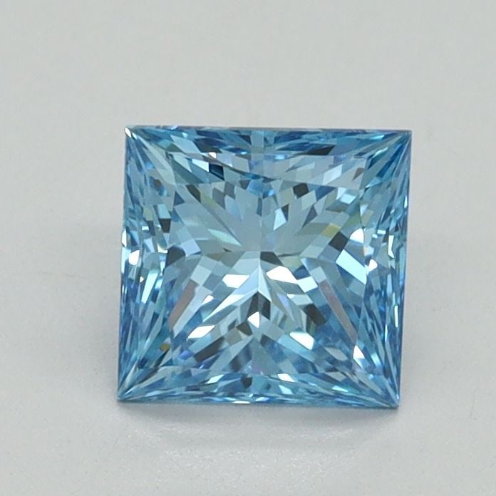 Loose Diamond - PRINCESS 0.92ct Fancy Vivid Blue VS1: Loose Diamond - PRINCESS 0.92ct Fancy Vivid Blue VS1 Source: This is a real non-mined Diamond that has been grown in a lab Shape: PRINCESS Carats: 0.92 Color: Fancy Vivid Blue Certification: IGI Video