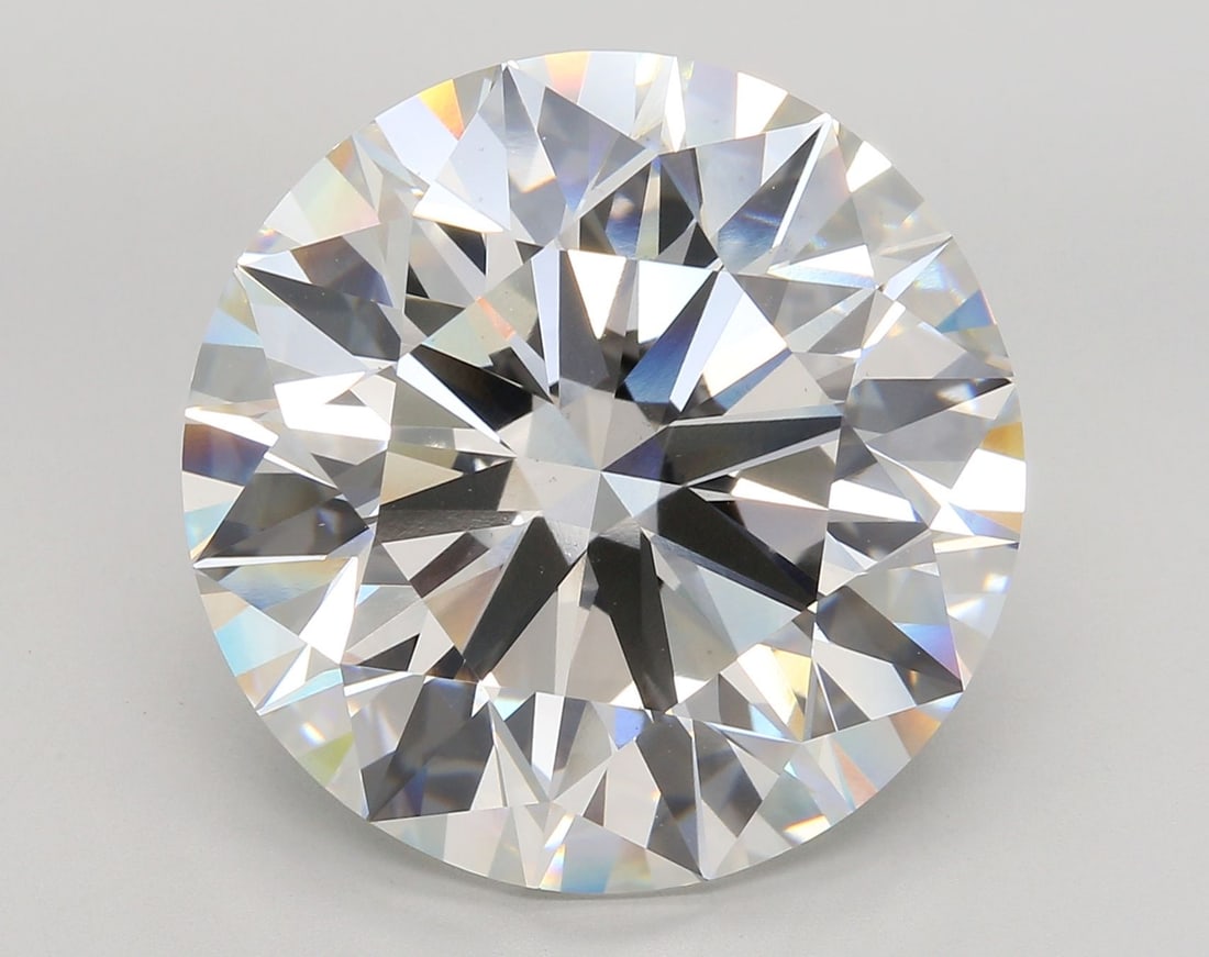 Ideal Loose Diamond - ROUND 24.19ct G VS1: Ideal Loose Diamond - ROUND 24.19ct G VS1 Source: This is a real non-mined Diamond that has been grown in a lab Shape: ROUND Carats: 24.19 Color: G Clarity: VS1 Certification: IGI Video: