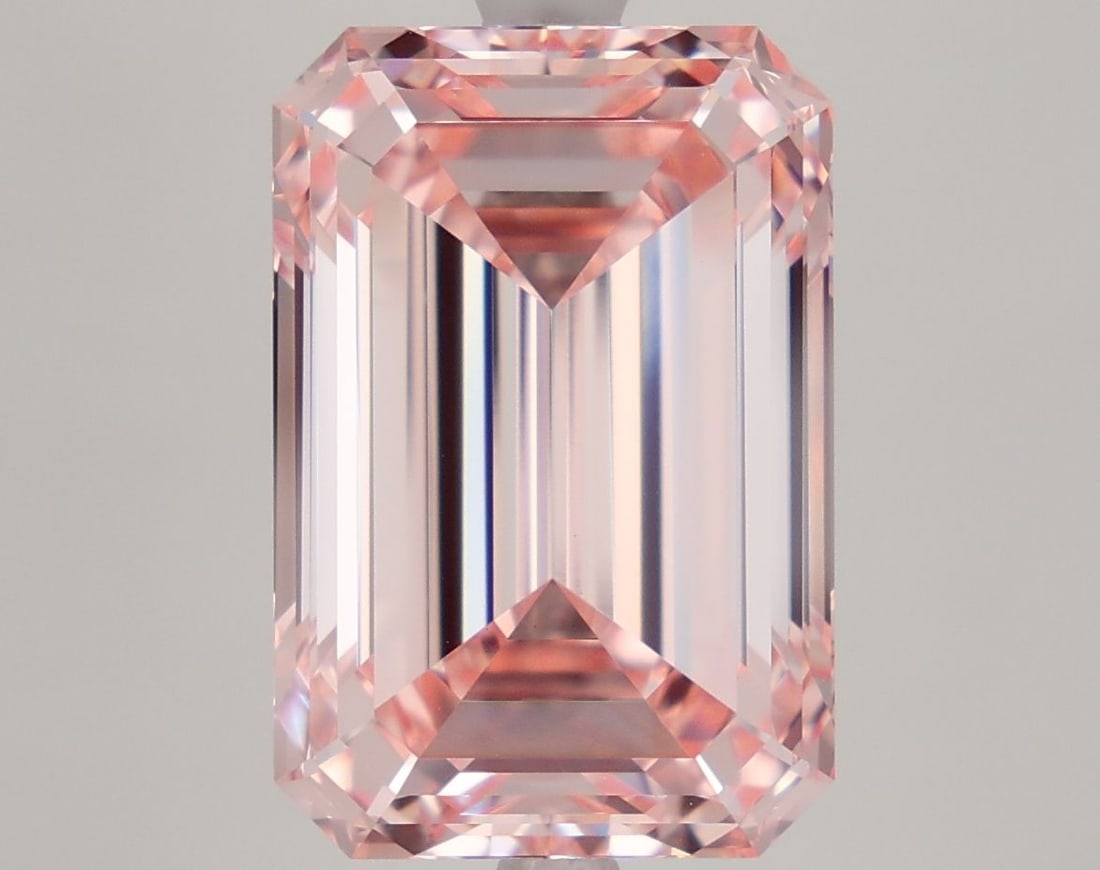Loose Diamond - EMERALD 8.39ct Fancy Intense Pink VVS2 (1 of 1)