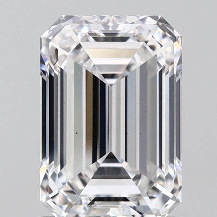 Loose Diamond - EMERALD 1.56ct D VS1: Loose Diamond - EMERALD 1.56ct D VS1 Source: This is a real non-mined Diamond that has been grown in a lab Shape: EMERALD Carats: 1.56 Color: D Clarity: VS1 Certification: IGI Video: