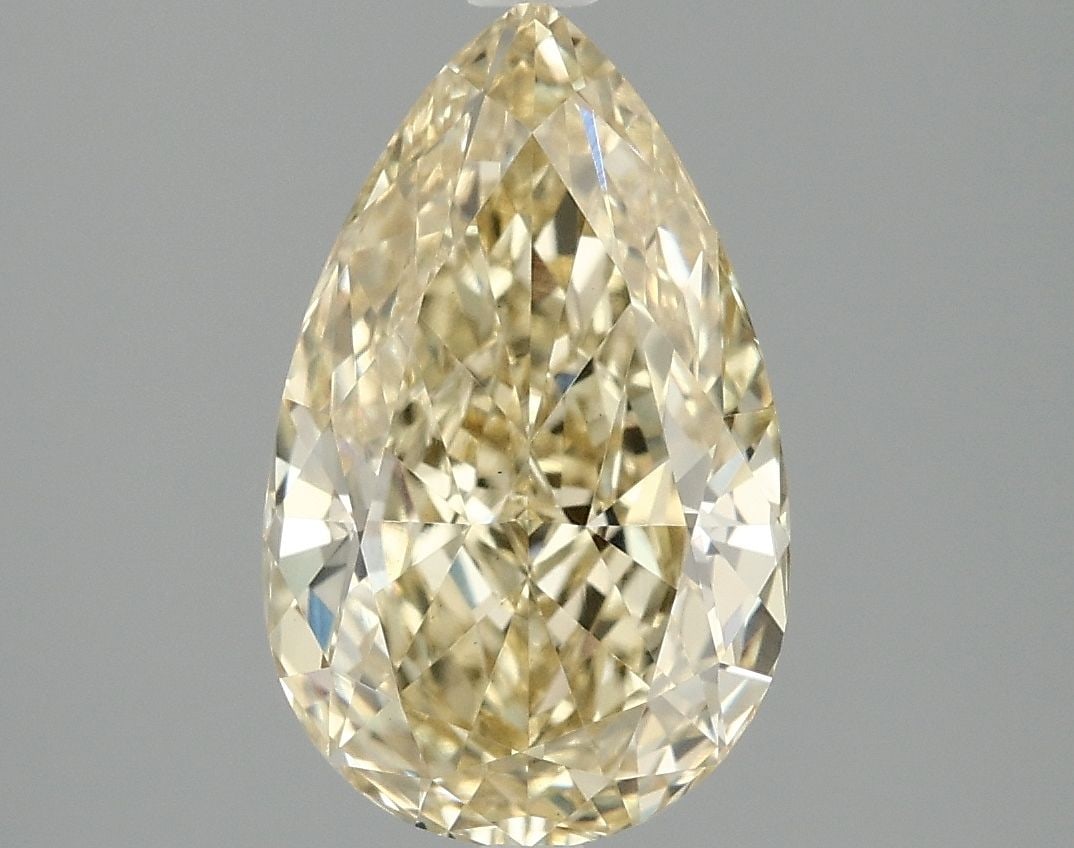 Loose Diamond - PEAR 2.1ct Fancy Intense Yellow VS1 (1 of 1)