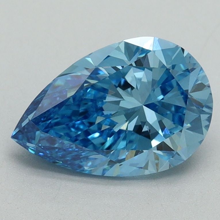 Loose Diamond - PEAR 1.53ct Fancy Vivid Blue VVS2: Loose Diamond - PEAR 1.53ct Fancy Vivid Blue VVS2 Source: This is a real non-mined Diamond that has been grown in a lab Shape: PEAR Carats: 1.53 Color: Fancy Vivid Blue Certification: IGI Video: