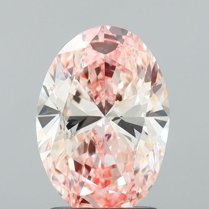 Loose Diamond - OVAL 1.62ct Fancy Intense Pink VVS2: Loose Diamond - OVAL 1.62ct Fancy Intense Pink VVS2 Source: This is a real non-mined Diamond that has been grown in a lab Shape: OVAL Carats: 1.62 Color: Fancy Intense Pink Certification: IGI Video: