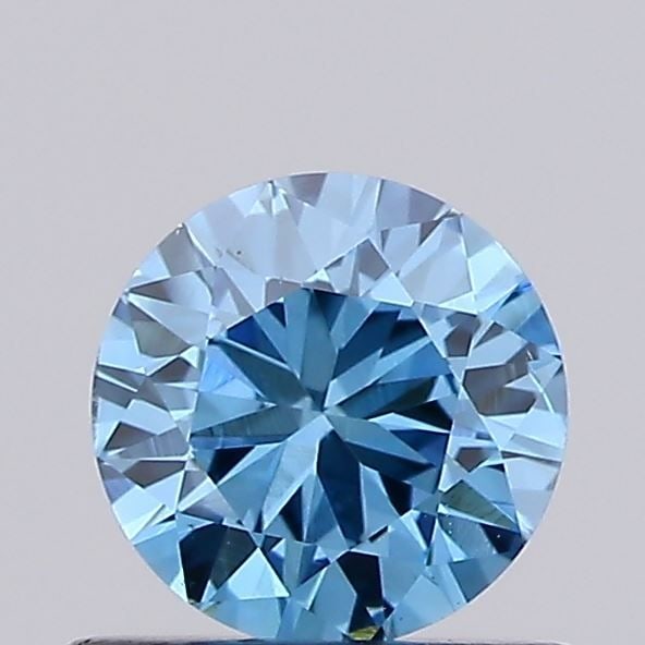 Loose Diamond - ROUND 0.63ct Fancy Vivid Blue SI1 (1 of 1)