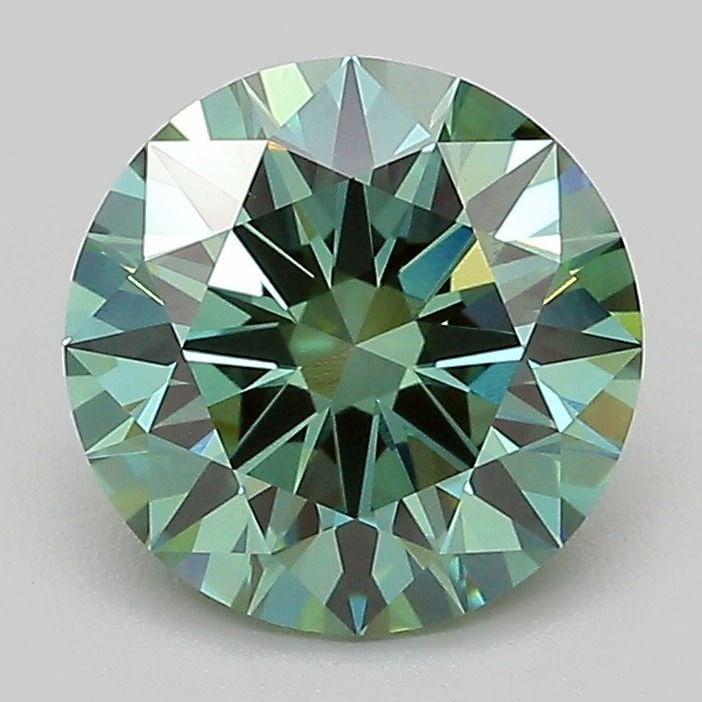 Ideal Loose Diamond - ROUND 2.0ct Fancy Vivid Green VS1: Ideal Loose Diamond - ROUND 2.0ct Fancy Vivid Green VS1 Source: This is a real non-mined Diamond that has been grown in a lab Shape: ROUND Carats: 2.0 Color: Fancy Vivid Green Certification: IGI Video