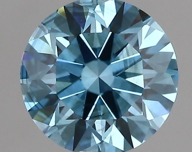 Loose Diamond - ROUND 1.04ct Fancy Vivid Blue SI2 (1 of 1)
