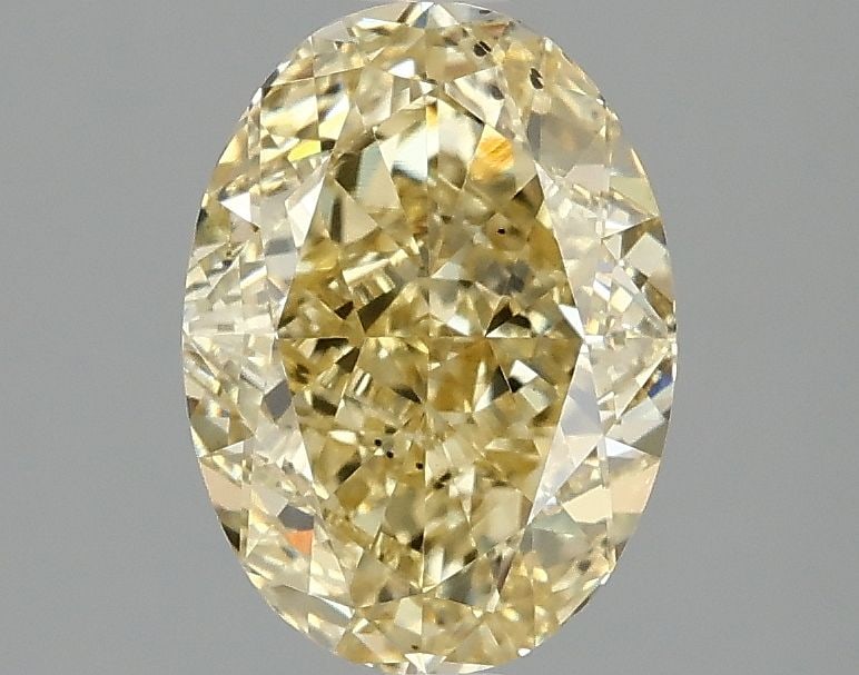 Loose Diamond - OVAL 2.03ct Fancy Intense Yellow VS2: Loose Diamond - OVAL 2.03ct Fancy Intense Yellow VS2 Source: This is a real non-mined Diamond that has been grown in a lab Shape: OVAL Carats: 2.03 Color: Fancy Intense Yellow Certification: IGI Video