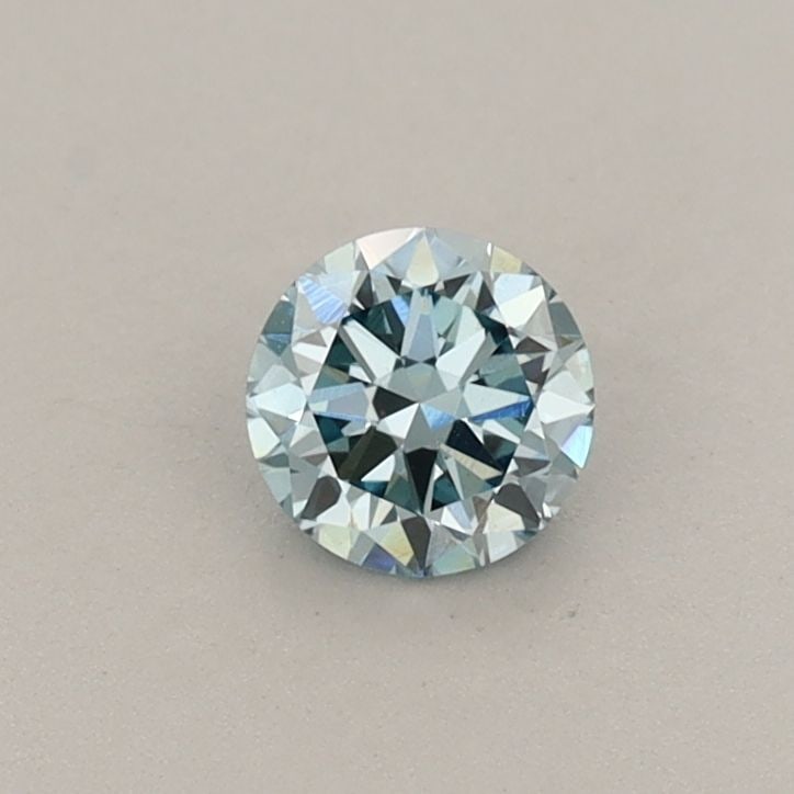 Loose Diamond - ROUND 0.33ct Fancy Vivid Blue VS1 (1 of 1)