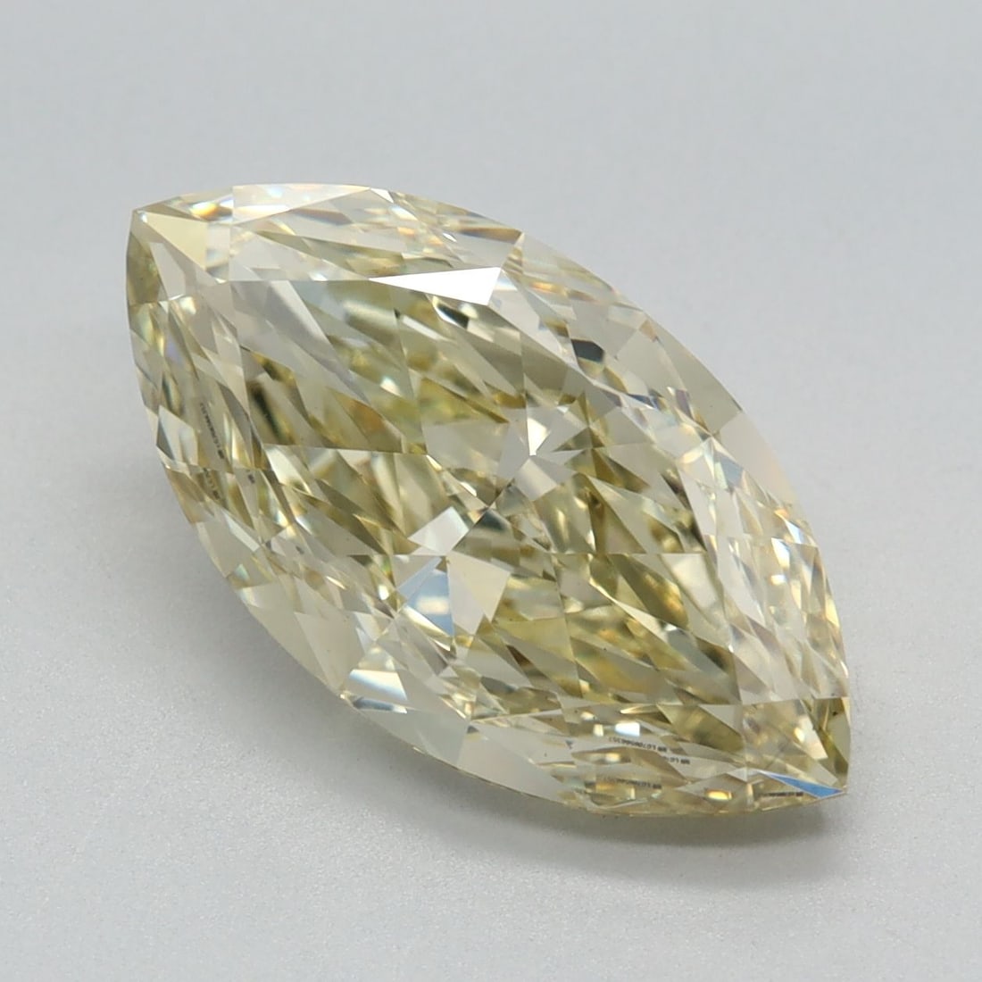Loose Diamond - MARQUISE 3.52ct Fancy Light Yellow VS1: Loose Diamond - MARQUISE 3.52ct Fancy Light Yellow VS1 Source: This is a real non-mined Diamond that has been grown in a lab Shape: MARQUISE Carats: 3.52 Color: Fancy Light Yellow Certification: IGI V