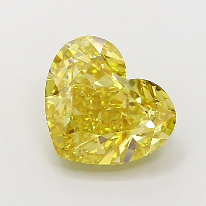 Loose Diamond - HEART 2.08ct Fancy Intense Yellow VS1: Loose Diamond - HEART 2.08ct Fancy Intense Yellow VS1 Source: This is a real non-mined Diamond that has been grown in a lab Shape: HEART Carats: 2.08 Color: Fancy Intense Yellow Certification: IGI Vid