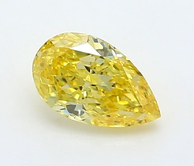 Loose Diamond - PEAR 0.28ct Fancy Vivid Yellow VVS2: Loose Diamond - PEAR 0.28ct Fancy Vivid Yellow VVS2 Source: This is a real non-mined Diamond that has been grown in a lab Shape: PEAR Carats: 0.28 Color: Fancy Vivid Yellow Certification: IGI Video: