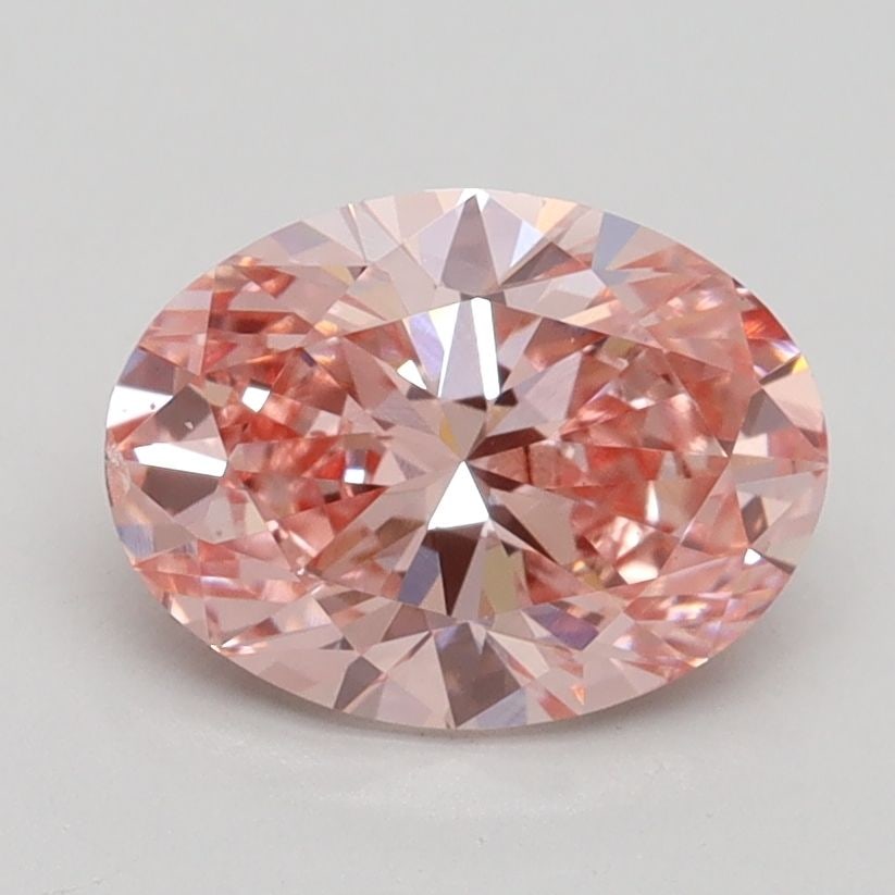 Loose Diamond - OVAL 1.59ct Fancy Intense Pink VS2: Loose Diamond - OVAL 1.59ct Fancy Intense Pink VS2 Source: This is a real non-mined Diamond that has been grown in a lab Shape: OVAL Carats: 1.59 Color: Fancy Intense Pink Certification: IGI Video: