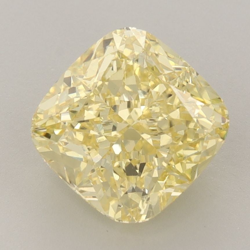 Loose Diamond - CUSHION MODIFIED 3.31ct Fancy Vivid Yellow VS1: Loose Diamond - CUSHION MODIFIED 3.31ct Fancy Vivid Yellow VS1 Source: This is a real non-mined Diamond that has been grown in a lab Shape: CUSHION MODIFIED Carats: 3.31 Color: Fancy Vivid Yellow Cert