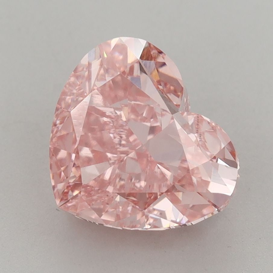 Loose Diamond - HEART 3.66ct Fancy Vivid Pink VS1: Loose Diamond - HEART 3.66ct Fancy Vivid Pink VS1 Source: This is a real non-mined Diamond that has been grown in a lab Shape: HEART Carats: 3.66 Color: Fancy Vivid Pink Certification: IGI Video: