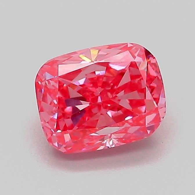 Loose Diamond - CUSHION MODIFIED 1.01ct Fancy Vivid Pink VS1: Loose Diamond - CUSHION MODIFIED 1.01ct Fancy Vivid Pink VS1 Source: This is a real non-mined Diamond that has been grown in a lab Shape: CUSHION MODIFIED Carats: 1.01 Color: Fancy Vivid Pink Certific