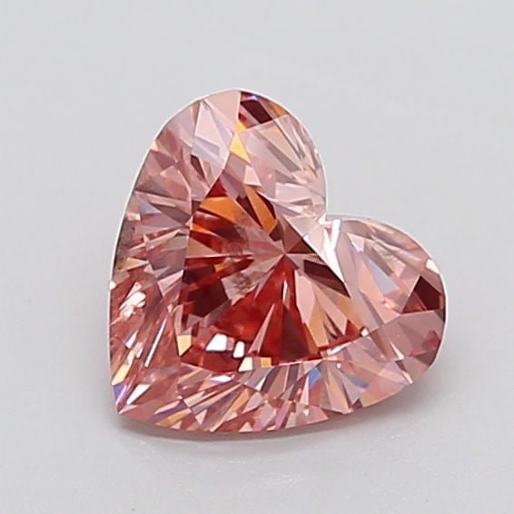 Loose Diamond - HEART 2.02ct Fancy Vivid Brownish Pink SI1: Loose Diamond - HEART 2.02ct Fancy Vivid Brownish Pink SI1 Source: This is a real non-mined Diamond that has been grown in a lab Shape: HEART Carats: 2.02 Color: Fancy Vivid Brownish Pink Certificatio