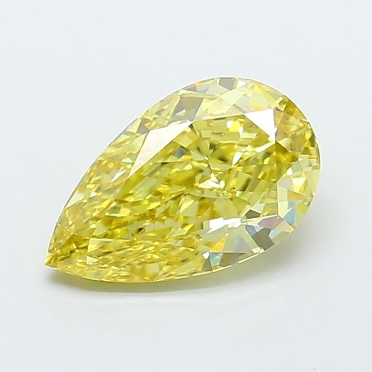 Loose Diamond - PEAR 2.51ct Fancy Intense Yellow VS1: Loose Diamond - PEAR 2.51ct Fancy Intense Yellow VS1 Source: This is a real non-mined Diamond that has been grown in a lab Shape: PEAR Carats: 2.51 Color: Fancy Intense Yellow Certification: IGI Video