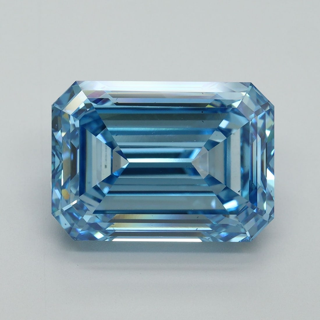 Loose Diamond - EMERALD 10.39ct Fancy Vivid Blue VS2 (1 of 1)