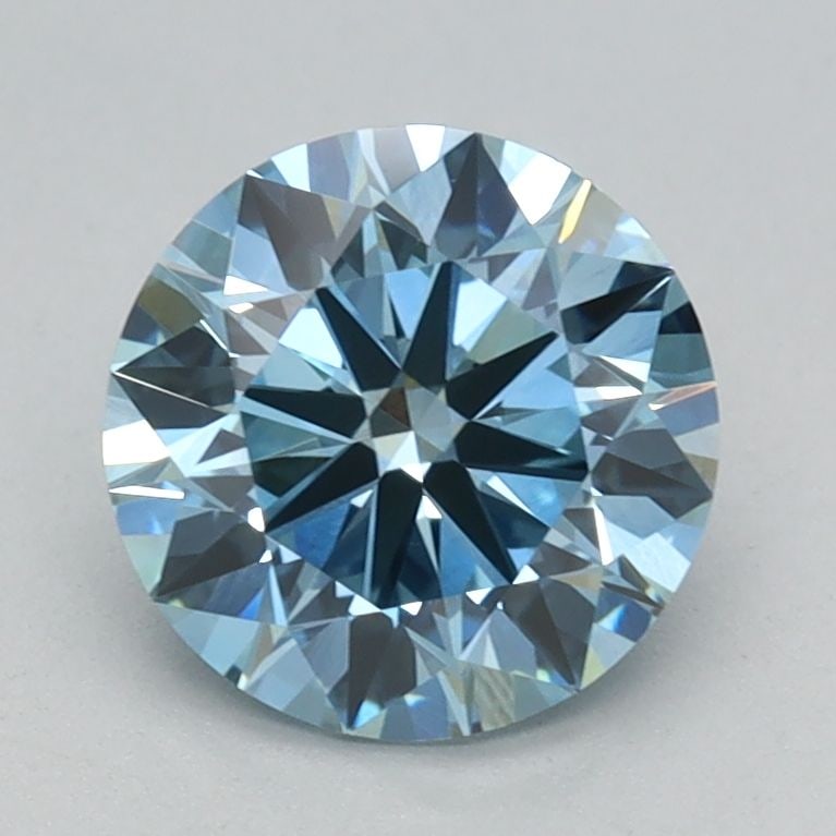 Ideal Loose Diamond - ROUND 1.1ct Fancy Vivid Blue VVS2: Ideal Loose Diamond - ROUND 1.1ct Fancy Vivid Blue VVS2 Source: This is a real non-mined Diamond that has been grown in a lab Shape: ROUND Carats: 1.1 Color: Fancy Vivid Blue Certification: IGI Video: