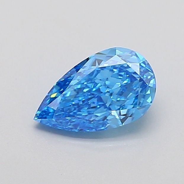 Loose Diamond - PEAR 1.08ct Fancy Vivid Blue VVS2: Loose Diamond - PEAR 1.08ct Fancy Vivid Blue VVS2 Source: This is a real non-mined Diamond that has been grown in a lab Shape: PEAR Carats: 1.08 Color: Fancy Vivid Blue Certification: IGI Video: