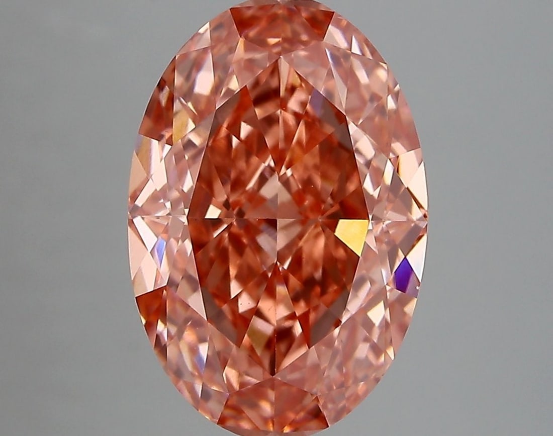 Loose Diamond - OVAL 5.55ct Fancy Vivid Pink VS1: Loose Diamond - OVAL 5.55ct Fancy Vivid Pink VS1 Source: This is a real non-mined Diamond that has been grown in a lab Shape: OVAL Carats: 5.55 Color: Fancy Vivid Pink Certification: IGI Video: