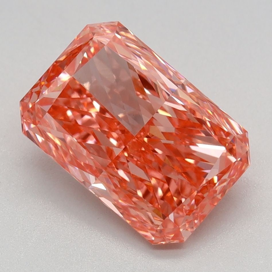 Loose Diamond - RADIANT 2.04ct Fancy Vivid Pink VVS2: Loose Diamond - RADIANT 2.04ct Fancy Vivid Pink VVS2 Source: This is a real non-mined Diamond that has been grown in a lab Shape: RADIANT Carats: 2.04 Color: Fancy Vivid Pink Certification: IGI Video: