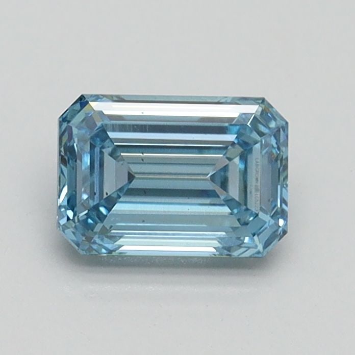 Loose Diamond - EMERALD 0.72ct Fancy Intense Blue VS2 (1 of 1)