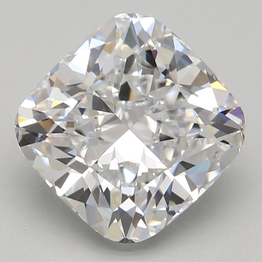 Loose Diamond - CUSHION BRILLIANT 4.0ct D VVS2: Loose Diamond - CUSHION BRILLIANT 4.0ct D VVS2 Source: This is a real non-mined Diamond that has been grown in a lab Shape: CUSHION BRILLIANT Carats: 4.0 Color: D Clarity: VVS2 Certification: GIA Vide
