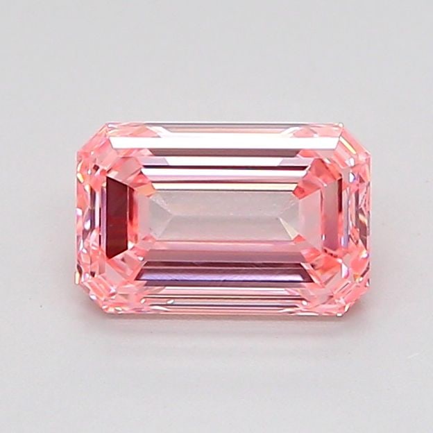 Loose Diamond - EMERALD 1.02ct Fancy Intense Pink VVS2: Loose Diamond - EMERALD 1.02ct Fancy Intense Pink VVS2 Source: This is a real non-mined Diamond that has been grown in a lab Shape: EMERALD Carats: 1.02 Color: Fancy Intense Pink Certification: IGI Vi