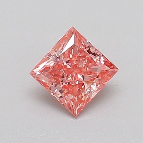 Loose Diamond - PRINCESS 0.44ct Fancy Vivid Pink VVS2: Loose Diamond - PRINCESS 0.44ct Fancy Vivid Pink VVS2 Source: This is a real non-mined Diamond that has been grown in a lab Shape: PRINCESS Carats: 0.44 Color: Fancy Vivid Pink Certification: IGI Vide