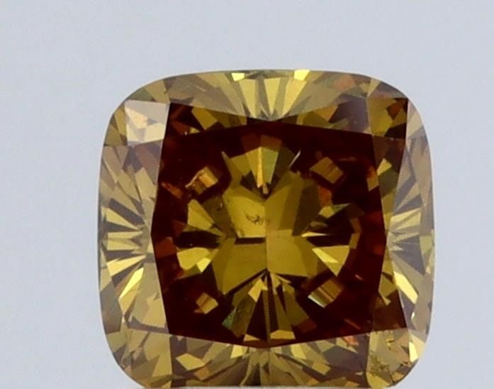 Loose Diamond - CUSHION BRILLIANT 1.0ct Brown VS1: Loose Diamond - CUSHION BRILLIANT 1.0ct Brown VS1 Source: This is a real non-mined Diamond that has been grown in a lab Shape: CUSHION BRILLIANT Carats: 1.0 Color: Brown Certification: NONE Video:
