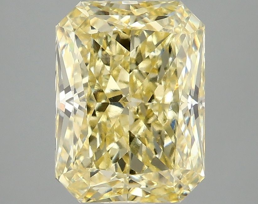 Loose Diamond - RADIANT 3.1ct Fancy Intense Yellow VVS2: Loose Diamond - RADIANT 3.1ct Fancy Intense Yellow VVS2 Source: This is a real non-mined Diamond that has been grown in a lab Shape: RADIANT Carats: 3.1 Color: Fancy Intense Yellow Certification: IGI
