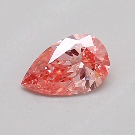 Loose Diamond - PEAR 0.19ct Fancy Vivid Pink SI1: Loose Diamond - PEAR 0.19ct Fancy Vivid Pink SI1 Source: This is a real non-mined Diamond that has been grown in a lab Shape: PEAR Carats: 0.19 Color: Fancy Vivid Pink Certification: IGI Additional im