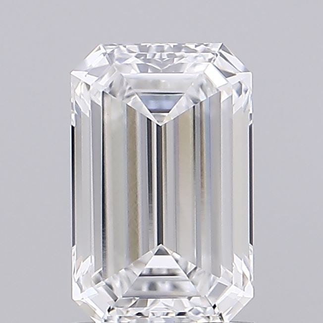 Loose Diamond - EMERALD 1.0ct D VVS2: Loose Diamond - EMERALD 1.0ct D VVS2 Source: This is a real non-mined Diamond that has been grown in a lab Shape: EMERALD Carats: 1.0 Color: D Clarity: VVS2 Certification: IGI Video: