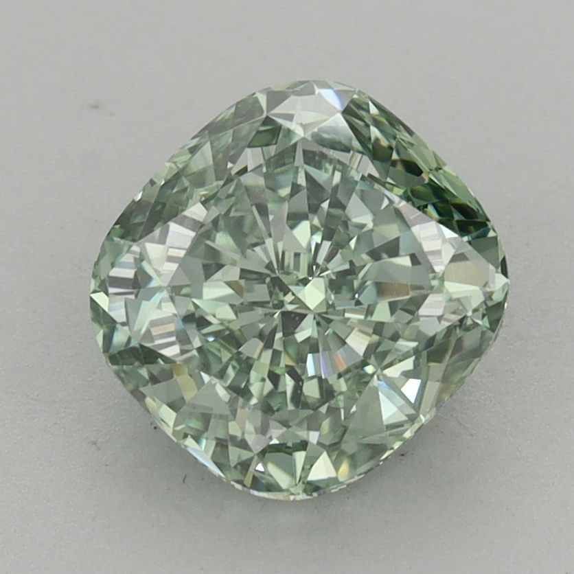 Loose Diamond - CUSHION MODIFIED 2.22ct Fancy Vivid Green VVS2: Loose Diamond - CUSHION MODIFIED 2.22ct Fancy Vivid Green VVS2 Source: This is a real non-mined Diamond that has been grown in a lab Shape: CUSHION MODIFIED Carats: 2.22 Color: Fancy Vivid Green Certi