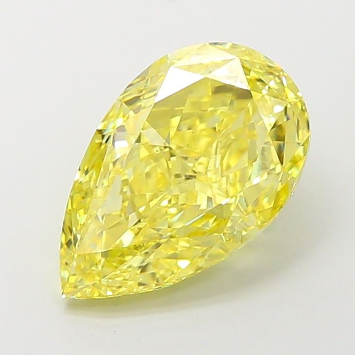 Loose Diamond - PEAR 4.02ct Fancy Intense Yellow VS2: Loose Diamond - PEAR 4.02ct Fancy Intense Yellow VS2 Source: This is a real non-mined Diamond that has been grown in a lab Shape: PEAR Carats: 4.02 Color: Fancy Intense Yellow Certification: IGI Video