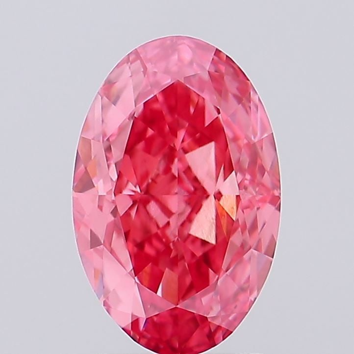 Loose Diamond - CUSHION BRILLIANT 1.27ct Fancy Vivid Pink VS2: Loose Diamond - CUSHION BRILLIANT 1.27ct Fancy Vivid Pink VS2 Source: This is a real non-mined Diamond that has been grown in a lab Shape: CUSHION BRILLIANT Carats: 1.27 Color: Fancy Vivid Pink Certif