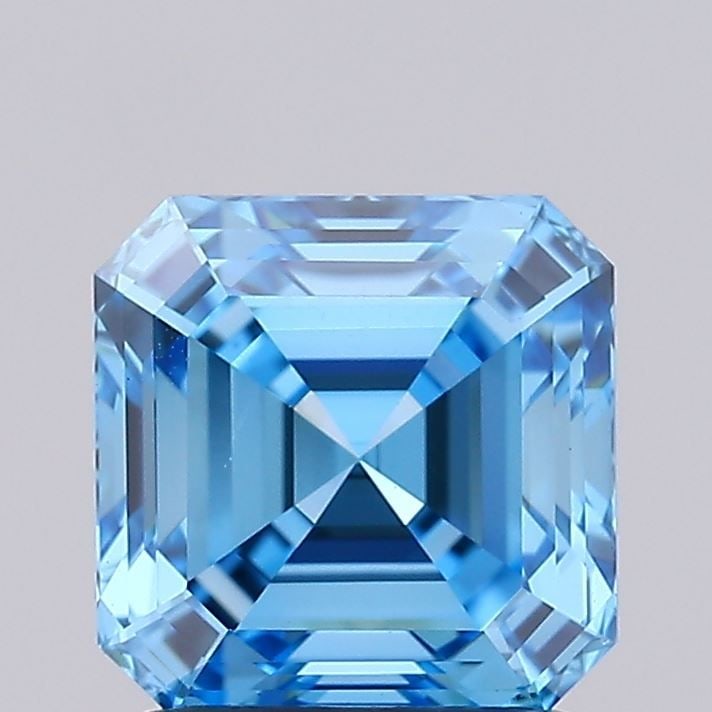 Loose Diamond - SQUARE EMERALD 1.55ct Fancy Vivid Blue VS1: Loose Diamond - SQUARE EMERALD 1.55ct Fancy Vivid Blue VS1 Source: This is a real non-mined Diamond that has been grown in a lab Shape: SQUARE EMERALD Carats: 1.55 Color: Fancy Vivid Blue Certificatio